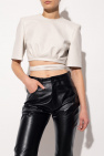 The Mannei ‘Atlass’ leather top