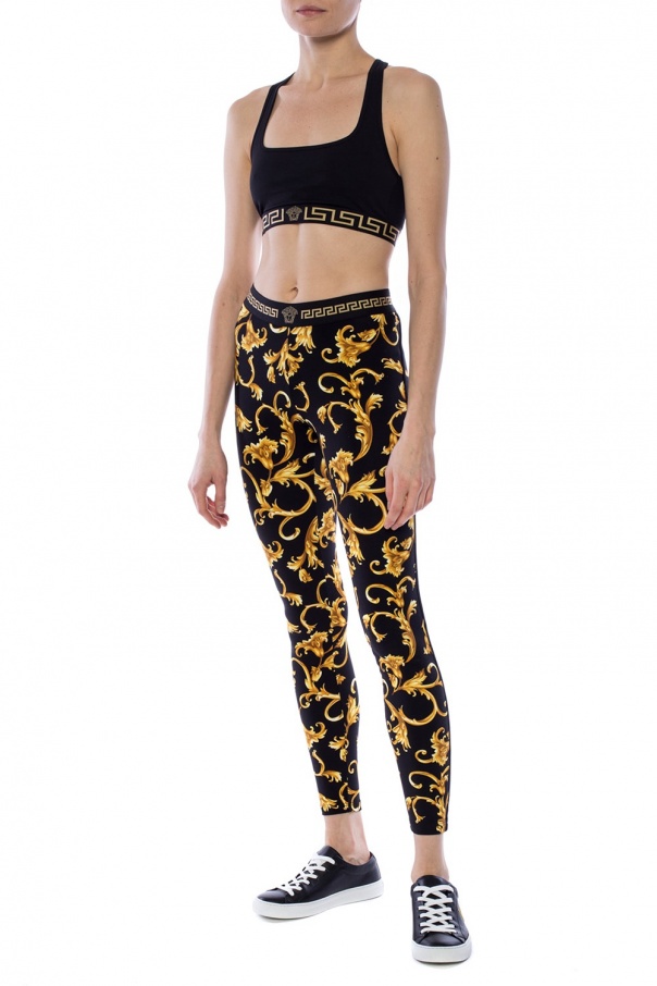 versace sports bra and leggings