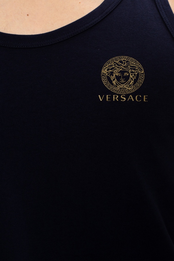 Versace Printed tank top