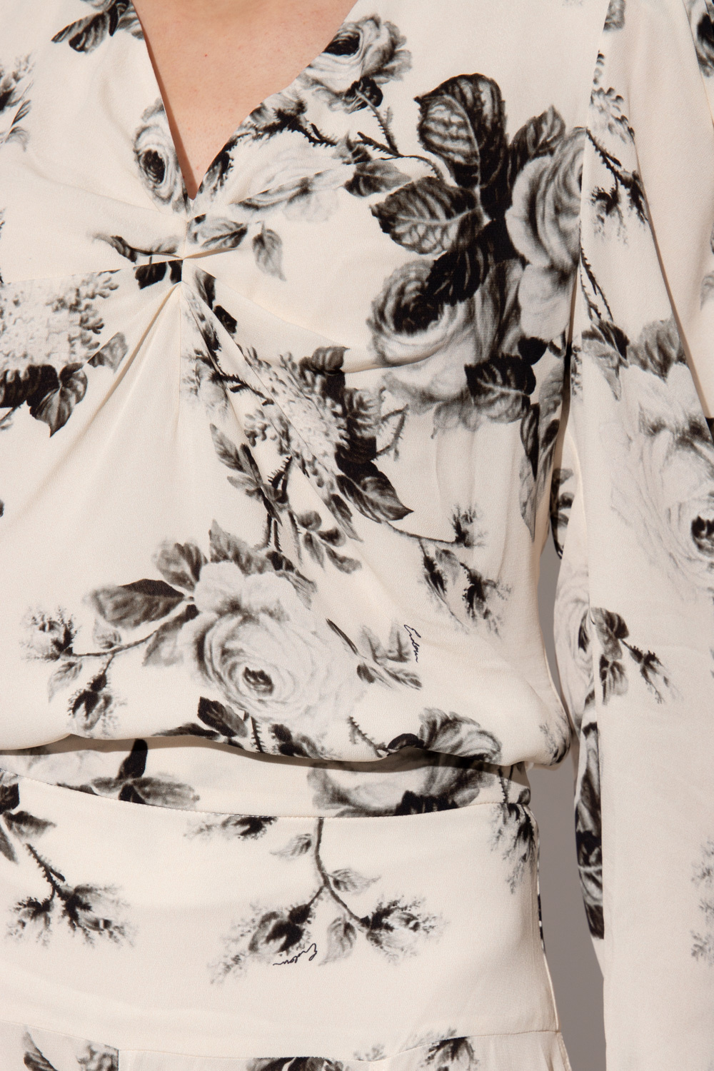 Erdem Top with floral motif