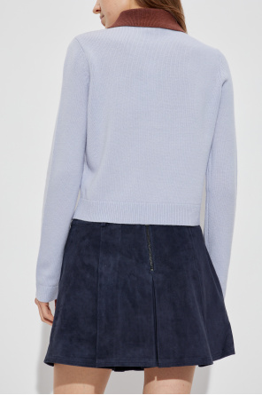 Self-Portrait Sweater with a collar