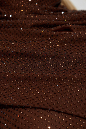 Self-Portrait Top with shimmering appliqués