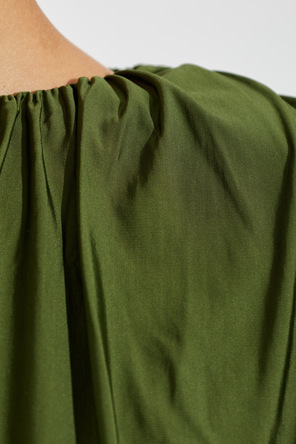 Self-Portrait Draped top with shoulder pads