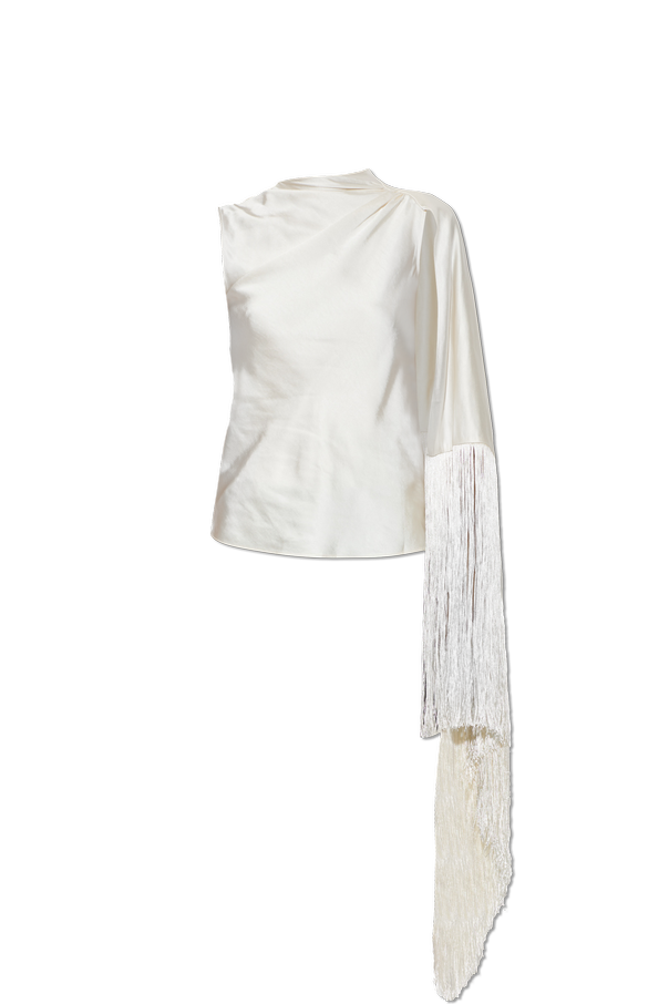 Silk top with fringes od Self-Portrait