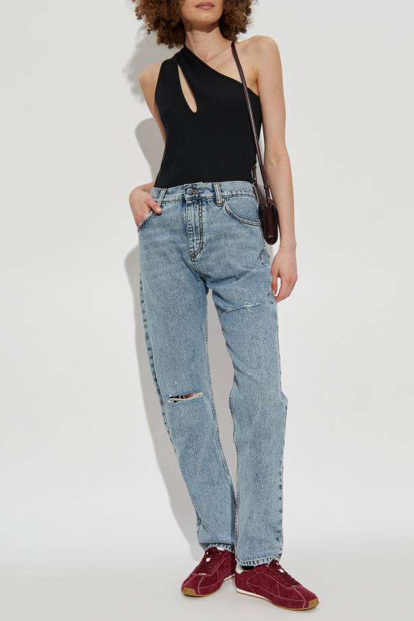 Amiri Top mit Ausschnitt