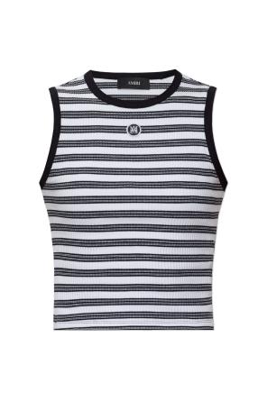 Top with striped pattern