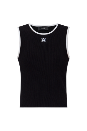 Top con logo bordado