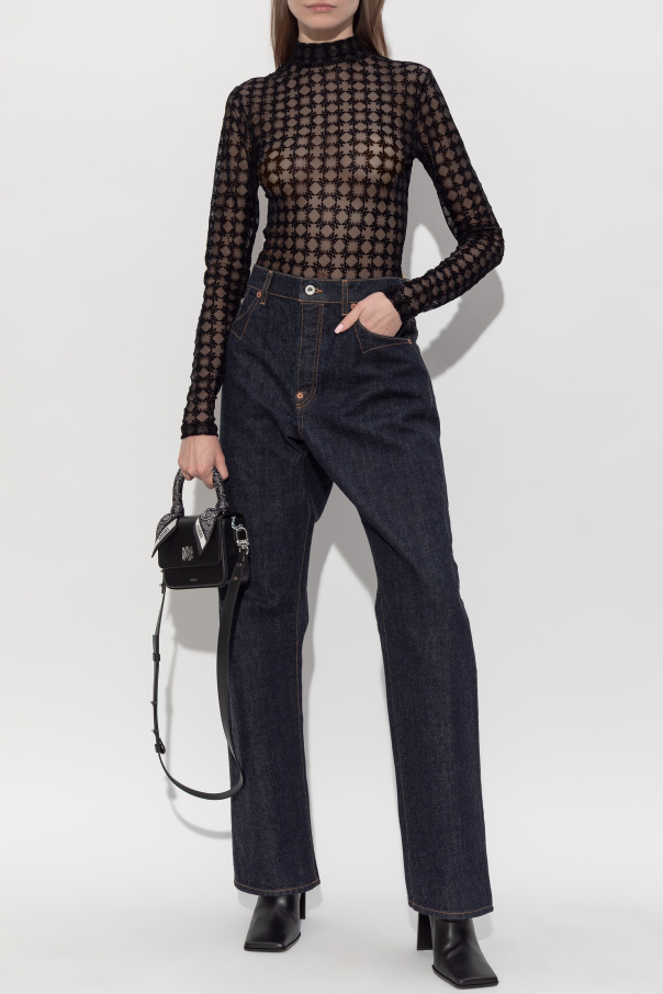 Amiri Top transparente