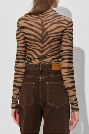 Amiri Top con motivo animal