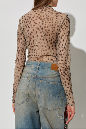 Amiri Top con motivo animal