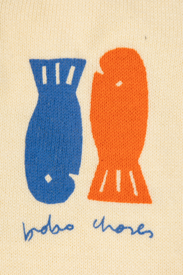 Bobo Choses Baumwollweste mit Print