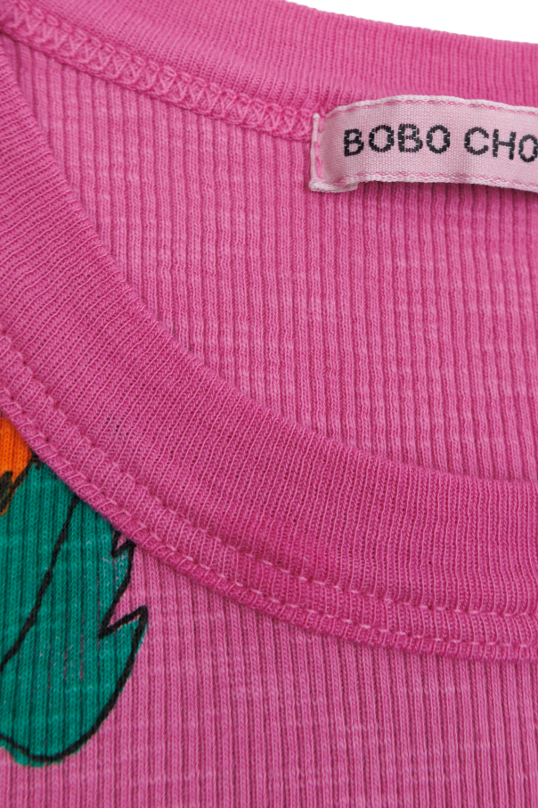 Bobo Choses Ribbed top with print
