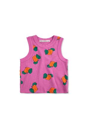 Ribbed top with print