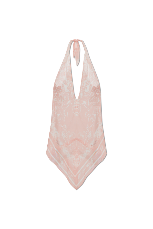 Silk beach top od Balmain