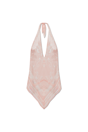 Silk beach top