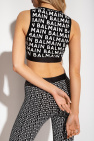 Balmain BLACK Underwear top with logo