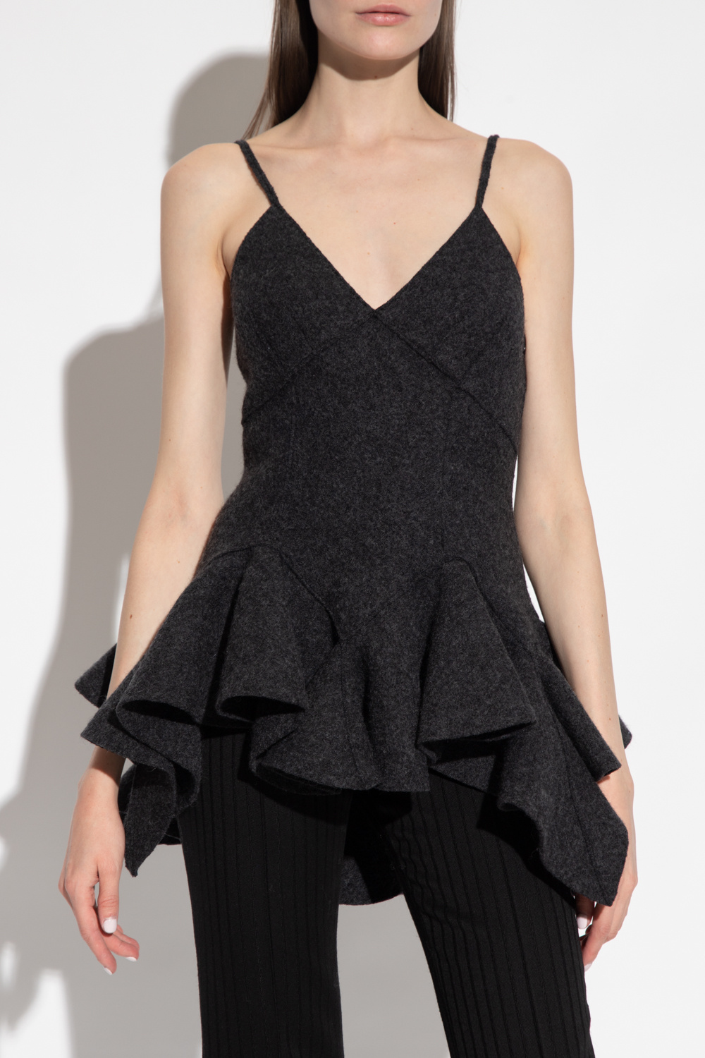 Givenchy Wool top with ruffle
