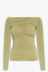 Givenchy chain-strap asymmetric-neck dress