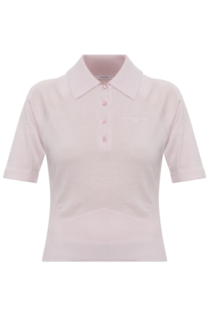 Krótkie polo z logo od Givenchy