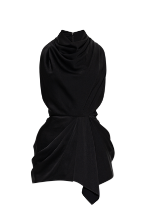 Asymmetric draped top