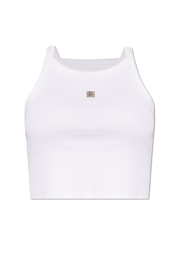 Givenchy Krótki top z logo