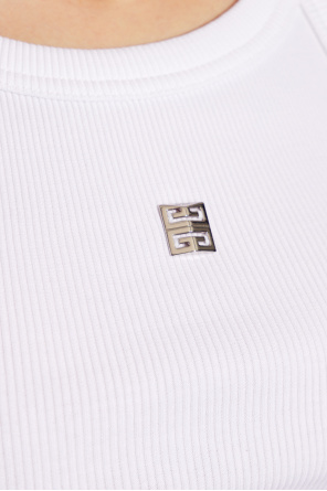 Givenchy Krótki top z logo