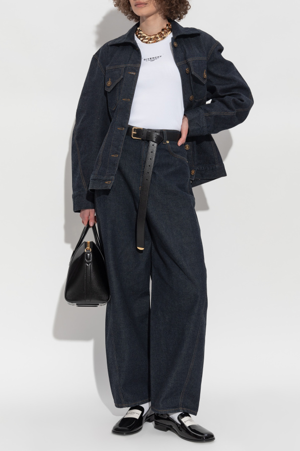 Givenchy Top con logo impreso