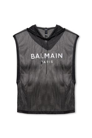 Balmain patch-detail bomber jacket