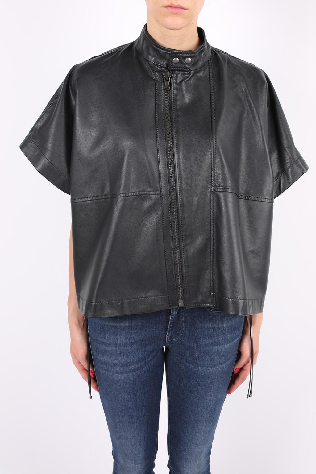 Oversized leather jacket Diesel Black Gold - Vitkac Australia