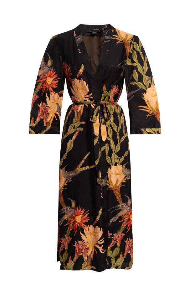 AllSaints ‘Carine’ floral-printed kimono