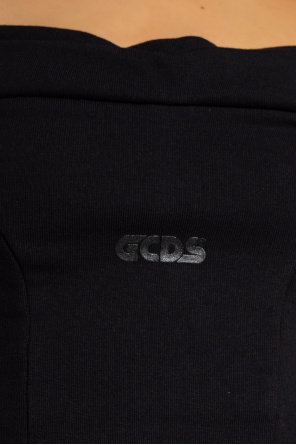 GCDS Off-the-shoulder top