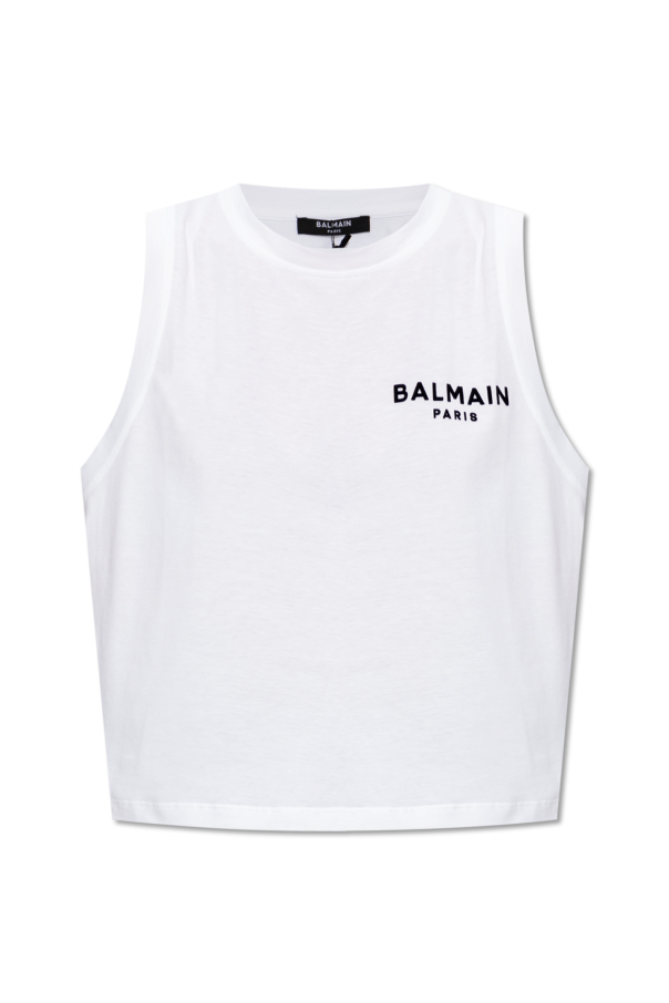 Balmain Krótki t-shirt typu ‘oversize’