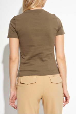 Chloé T-shirt with velvet logo finish