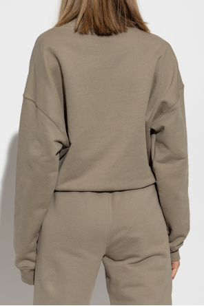 Chloé Sweatshirt with logo and velvet finish