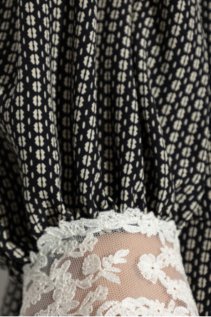 Chloé Silk top with long sleeves