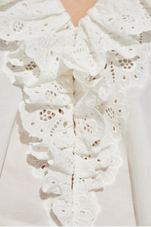 Chloé Top with openwork ruffles
