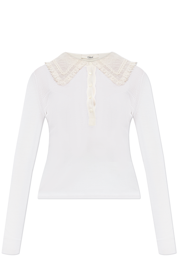 Chloé Top with lace collar