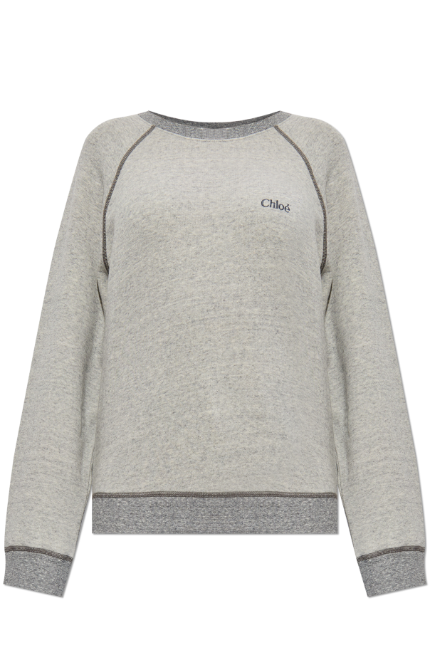 Sweatshirt with embroidered logo od Chloé