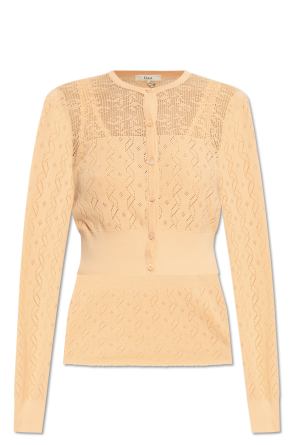 Cardigan with spaghetti strap top