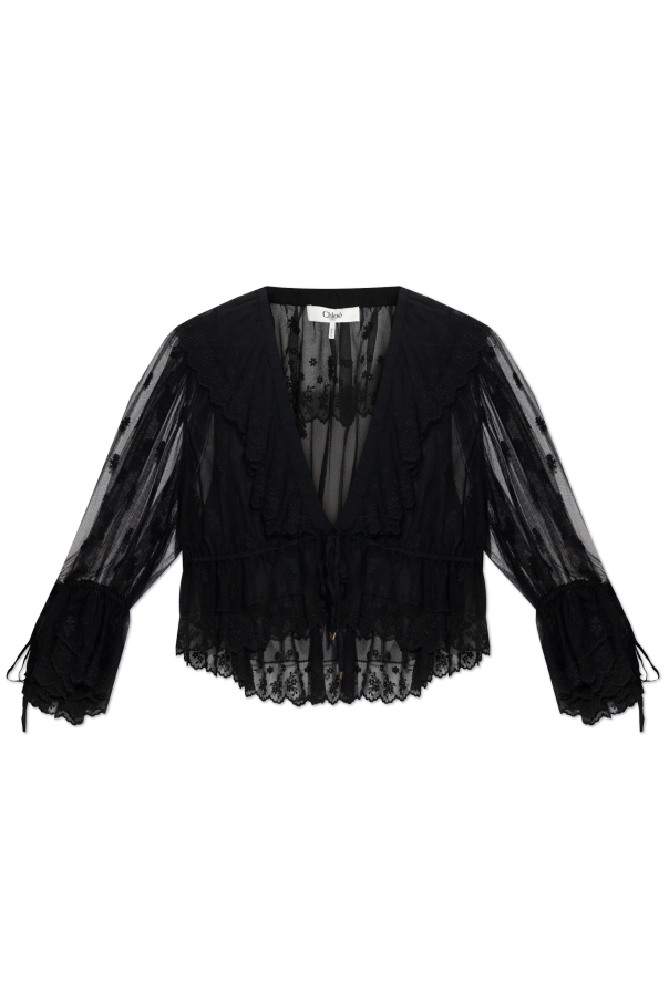 Chloé Top with floral motif
