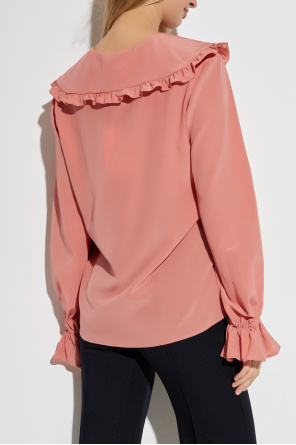 Chloé Seidenbluse mit Rüschen