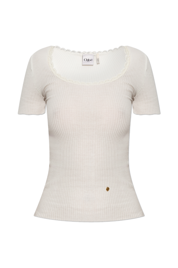 Ribbed fitted top od Chloé