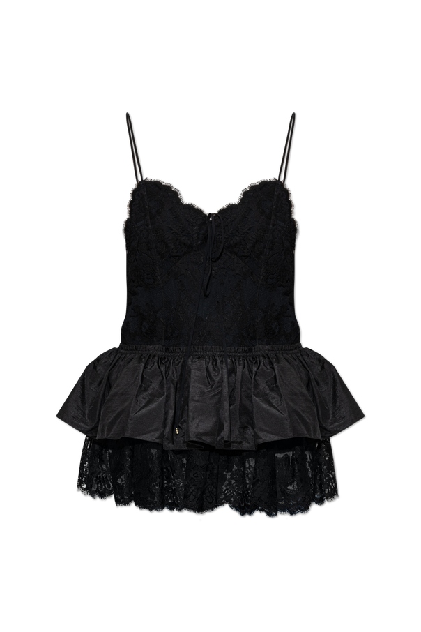 Chloé Lace peplum top