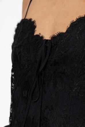 Chloé Lace peplum top