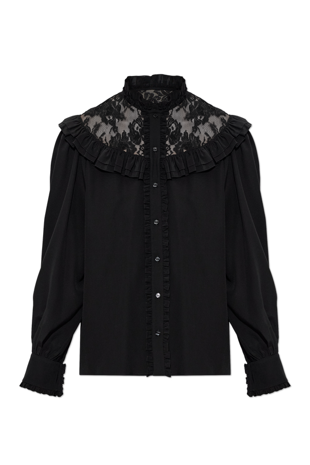 Silk shirt with lace od Chloé
