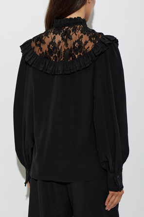 Chloé Blusa de seda con encaje