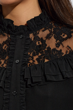 Chloé Blusa de seda con encaje