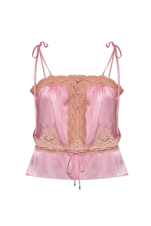 Top with lace od Chloé