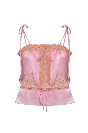 Top with lace