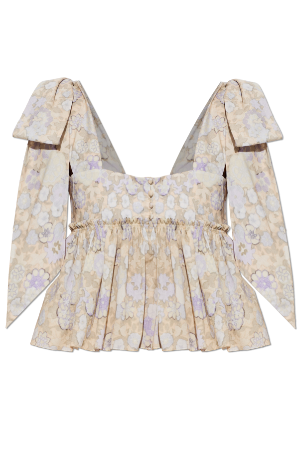Top with a floral motif od Chloé